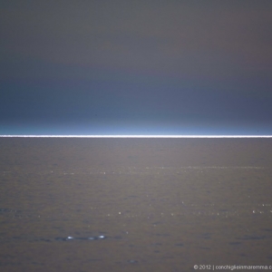 Lama di luce in mare