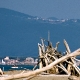 le capanne di principina a mare, verso la foce del fiume ombrone