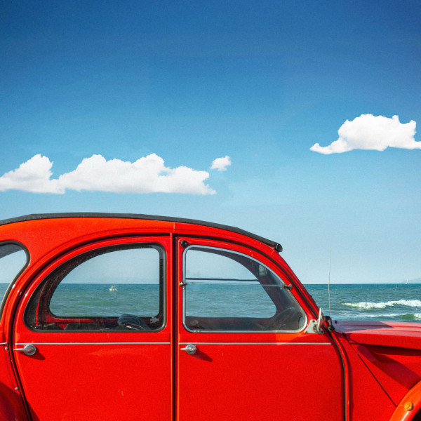 2cv in spiaggia