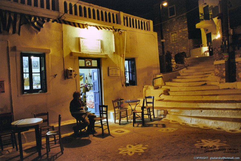 amorgos_langada_bar di notte