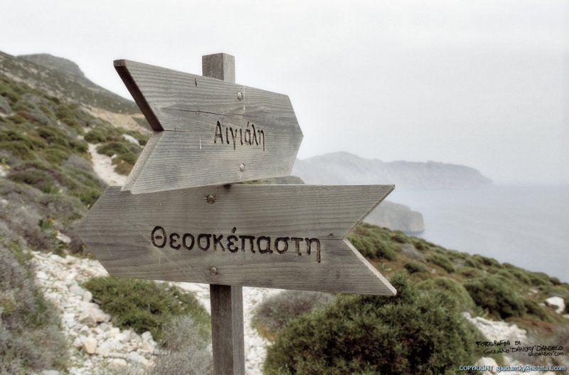 segnali ad amorgos