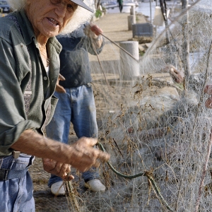 "Piombino", pescatore alla pulizia delle reti