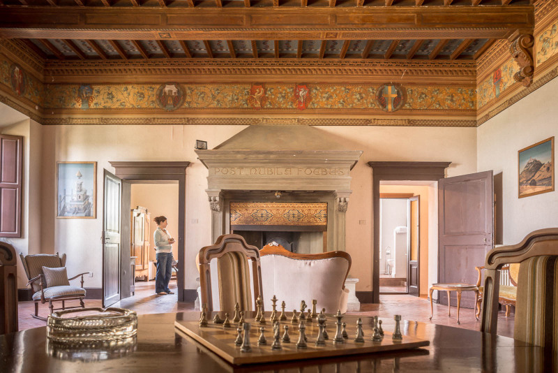Interni villa di Poggio Cavallo