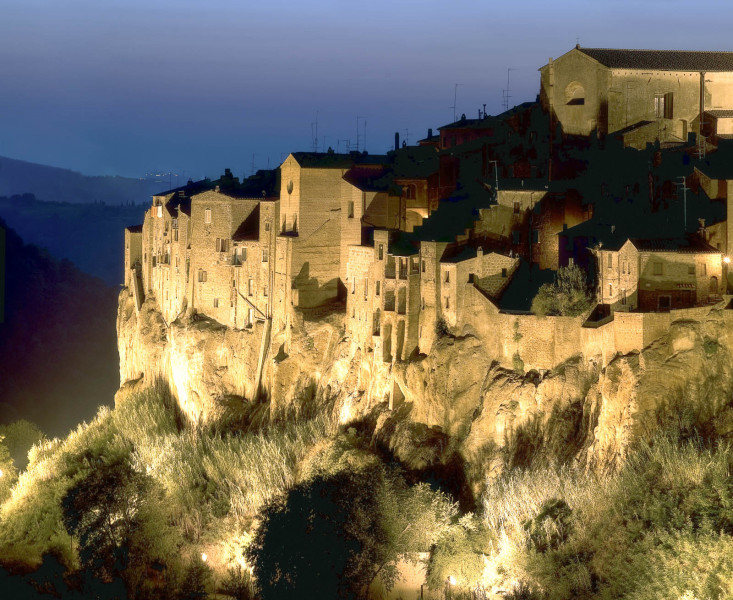 Panorama su Pitigliano