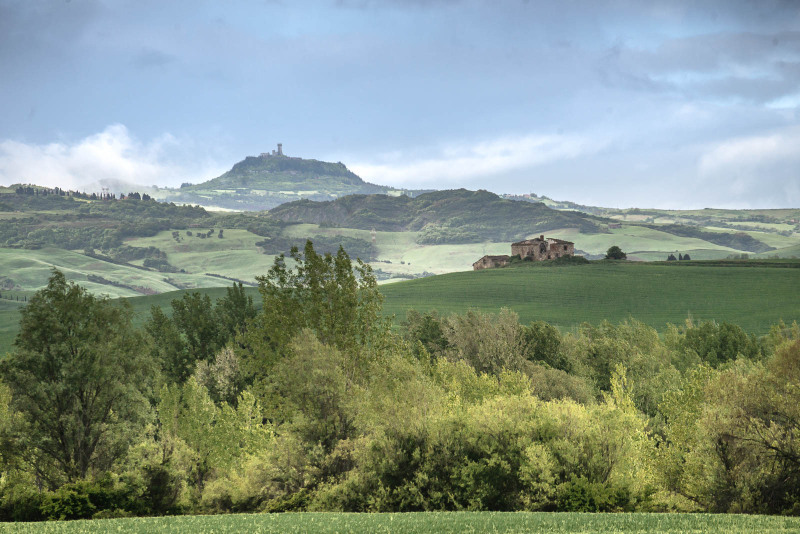 Pioggia in val d'Orcia