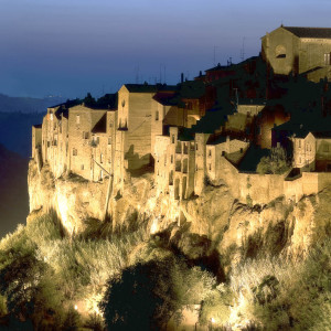 Panorama su Pitigliano