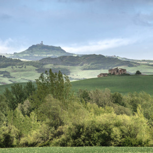 Pioggia in val d'Orcia