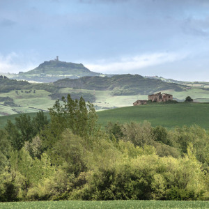 Pioggia in val d'Orcia