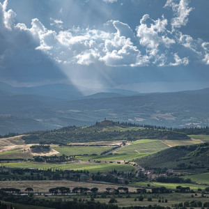 Panorama su Castello Banfi