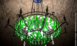 Luce verde bottiglia